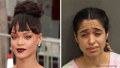 Rihanna and Shooting Suspect Ivanna Lisette Ortiz (Credit: Shutterstock/Arrests.org)