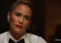 Paula Patton in Sacrifice season 2. (Credit: Paramount+)