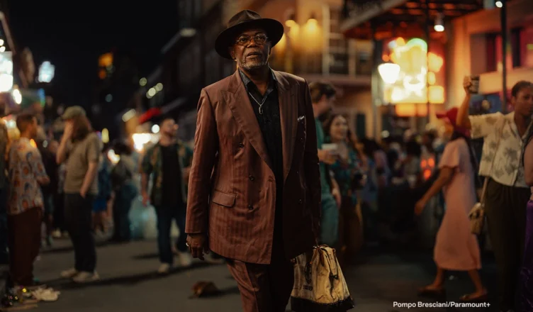 Samuel L. Jackson as Russell Lee Washington Jr. in Frisco King, episode 1, season 1, streaming on Paramount+, 2026. Photo Credit: Pompo Bresciani/Paramount+