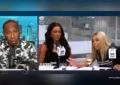 Stephen A. Smith discussed his interview with Cari Champion and Jemele Hill on his podcast. (Credit: YouTube/Stephen A Smith