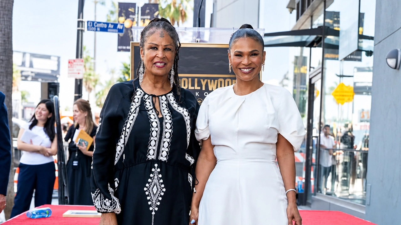 Nia Long and her mother Talita Long on the Hollywood Walk of Fame on September 16, 2026. (Credit: Imagery by Oscar/Hollywood Chamber of Commerce)