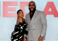 Taraji P Henson and Tyler Perry on red carpet at a special screening of “Why Did I Get Married Again?” at the iconic Harmony Gold Theater in Los Angeles on Sept. 8, 2026. (Credit: Netflix)