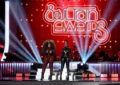 Tisha Campbell (left) and Tichina Arnold co-hosted the 2019 Soul Train Awards in Las Vegas, Nevada. (Credit: Ethan Miller/Getty Images for BET)