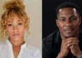 Asia'h Epperson and Mike Merrill star in AspireTV's A Memorable Christmas (Headshots courtesy of IMDb)