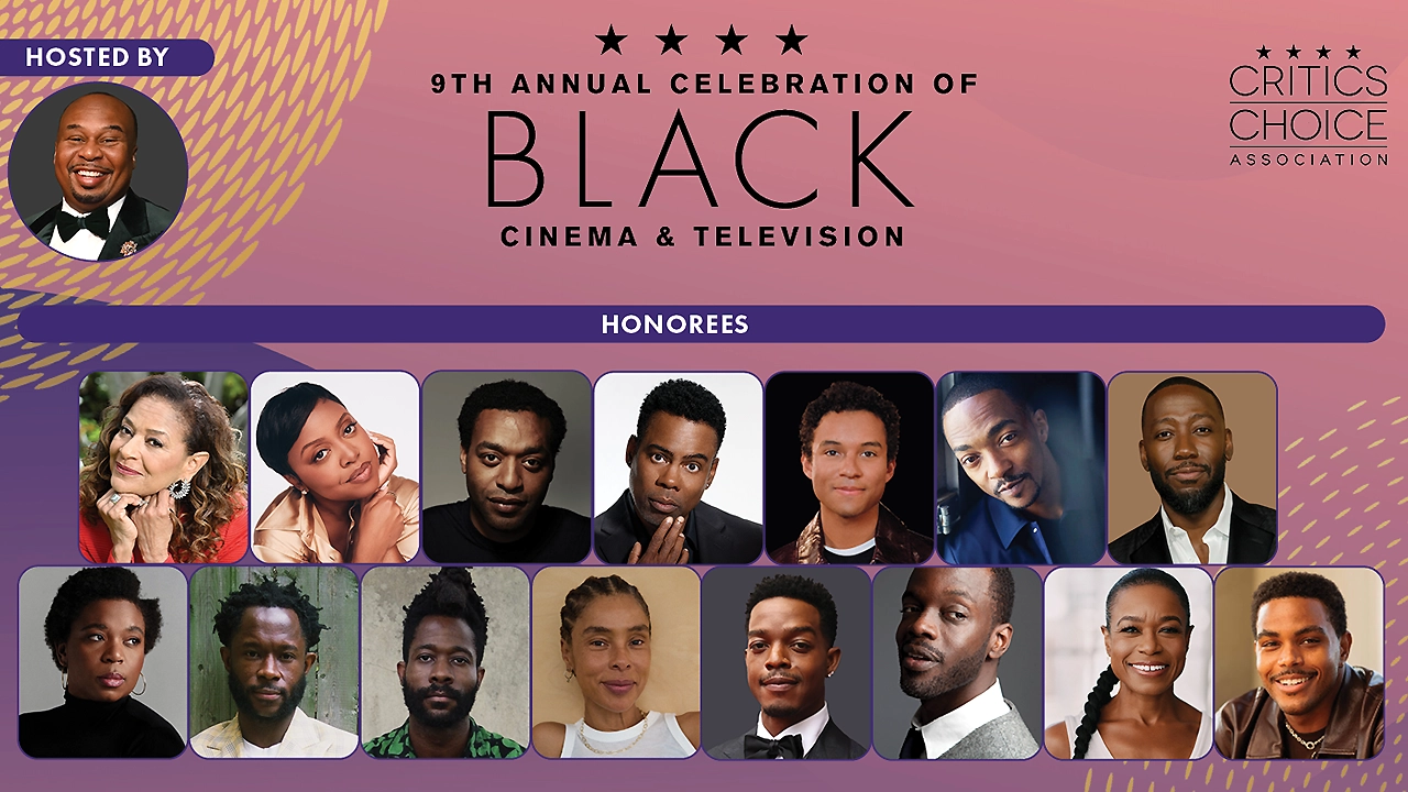 2026 Critics Choice Celebration of Black Cinema and TV Honorees (Credit: Critics Choice Association)