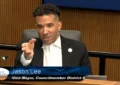 Jason Lee speaks at the Stockton City Council meeting on October 13, 2026. (Credit: YouTube/City of Stockton)