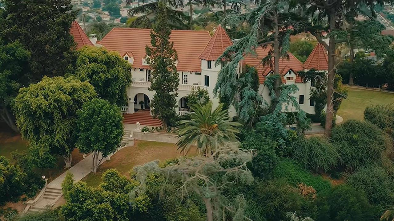The new film Terrestrial was shot in music producer Phil Spector's former mansion located in Alhambra, California. (Credit: Aero Films)