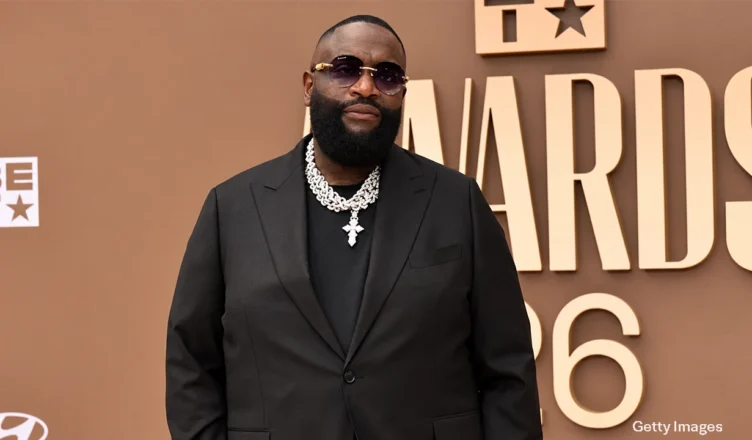 Rick Ross attends the 2026 BET Awards in Los Angeles. (Credit: Getty Images for BET)