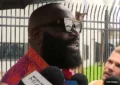 Rick Ross was released from jail hours after he was arrested on battery charges in Miami Beach, Florida. (Credit: CBS Miami)