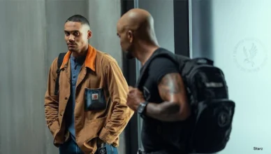 Adain Bradley and Shemar Moore on S.W.A.T. Exiles (Credit: Starz)