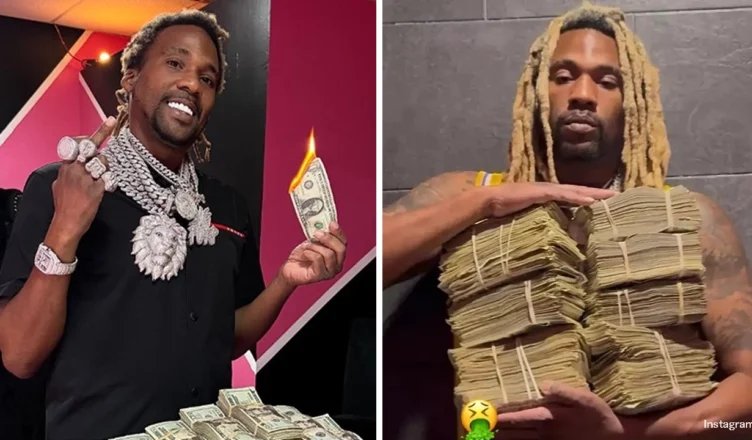 Luxury influencer Shawty Dred had a history of posing with cash, jewelry and private jets on social media. Now he is charged with in connection with an alleged $4 million food stamp fraud scheme. (Credit: Instagram/@richlifeshawtydred)