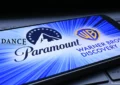 Skydance, Paramount and Warner Bros. Discovery logos. (Credit: Skydance and Shutterstock)