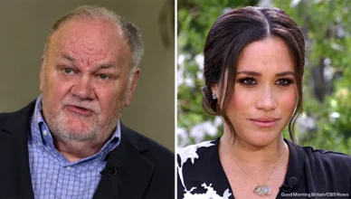 Screengrabs of Thomas Markle and Meghan Markle (Courtesy of Good Morning Britain and CBS News)